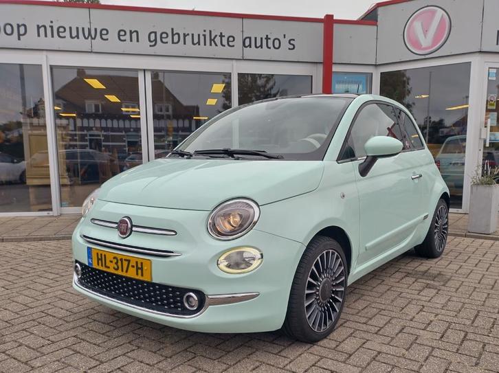 Fiat 500 Society 0.9 TwinAir T Lounge, Auto's, Fiat, Bedrijf, ABS, Airbags, Airconditioning, Bluetooth, Elektrische buitenspiegels