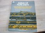 Album of Flute Duets - voor 2 dwarsfluiten, Les of Cursus, Gebruikt, Ophalen of Verzenden, Dwarsfluit of Piccolo