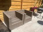 Rotan tuinstoelen kunststof, Tuin en Terras, Tuinsets en Loungesets, Ophalen, Gebruikt, Kunststof