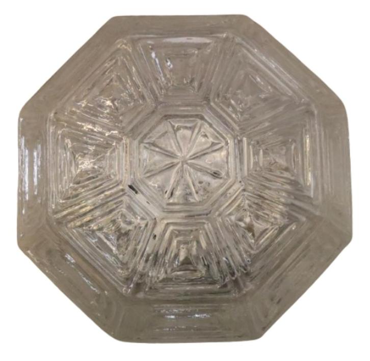 Vintage NOS plafonniere plafondlamp lamp, Huis en Inrichting, Lampen | Plafondlampen, Zo goed als nieuw, Glas, Verzenden