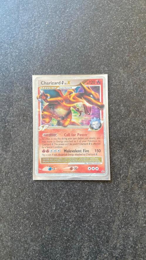 Charizard G LV.X, Hobby en Vrije tijd, Verzamelkaartspellen | Pokémon, Nieuw, Losse kaart, Ophalen of Verzenden