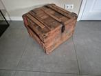 Vintage Houten Kist / Opbergkist, Ophalen, Gebruikt, 50 tot 100 cm, Minder dan 50 cm