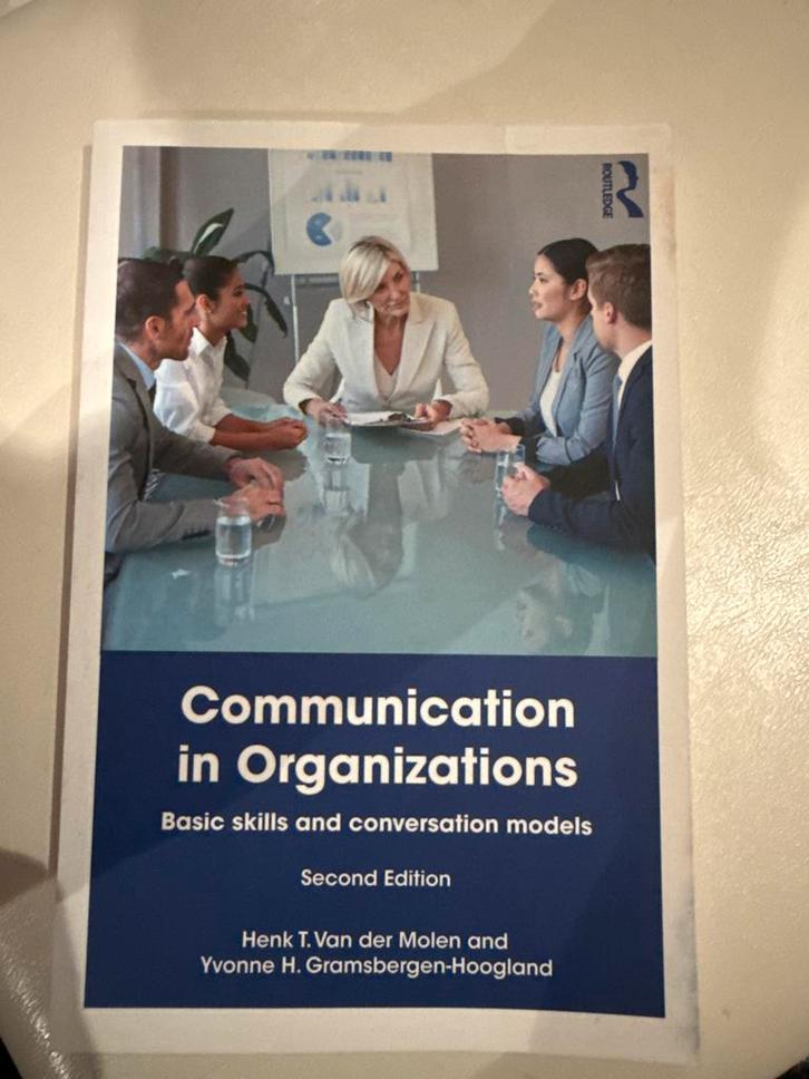Communication in Organizations - 2nd Edition, Boeken, Economie, Management en Marketing, Zo goed als nieuw, Personeel en Organisatie