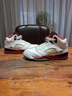 Jordan 5 Retro 'Fire Red - Black Tongue' Size 38, Kleding | Heren, Schoenen, Wit, Air Jordan, Ophalen of Verzenden, Sneakers of Gympen