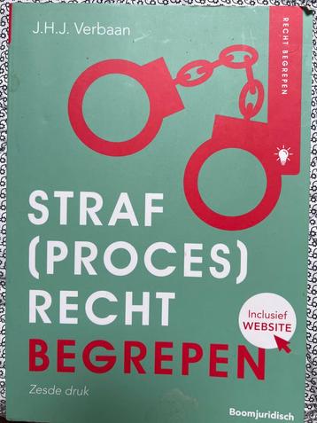Straf(proces)recht Begrepen - J.H.J. Verbaan beschikbaar voor biedingen