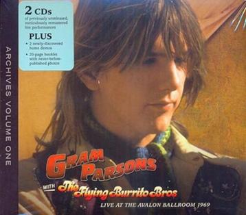 2CD: The Flying Burrito Bross – Gram Parsons Archives Vol 1 beschikbaar voor biedingen
