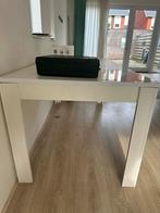 Gratis Witte Eettafel, Huis en Inrichting, Tafels | Eettafels, Ophalen, Overige materialen, Gebruikt, 100 tot 150 cm