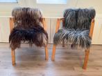 2 flock of chair van Melle Koot, Ophalen, Zo goed als nieuw, Bruin