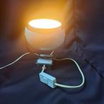 Eyeball Space Age Wandlamp – Glanzend Wit Aluminium & Verchr, Ophalen of Verzenden