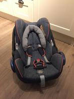 Leuke stoere denimkleur Cabriofix (autostoeltje) Maxi Cosi, Kinderen en Baby's, Autostoeltjes, Ophalen, Autogordel, Zo goed als nieuw