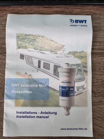 Bestcamp BWT mini waterfilter beschikbaar voor biedingen