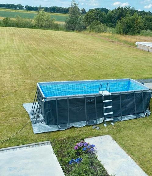 Intex zwembad ultra XTR frame, 549x274x132cm, Tuin en Terras, Zwembaden, Zo goed als nieuw, 120 cm of meer, 400 cm of meer, Rechthoekig