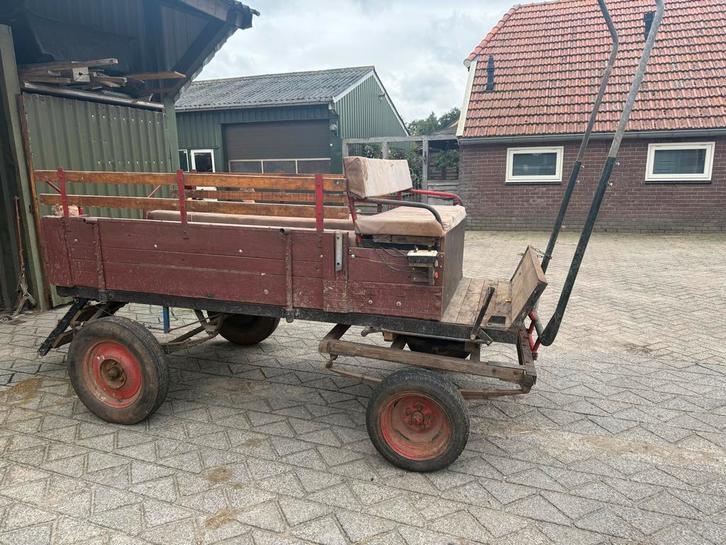Paardenkar / Menwagen / Recreatiewagen, Dieren en Toebehoren, Rijtuigen en Koetsen, Gebruikt, Overige typen, Paard