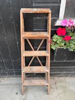 Stoer houten trapje, Antiek en Kunst, Curiosa en Brocante, Ophalen of Verzenden