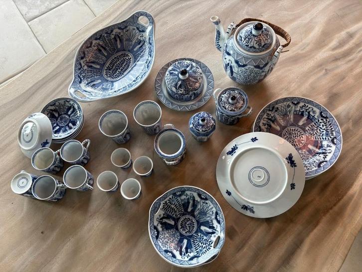 servies antiek Long Eliza - Lange Lijs, Antiek en Kunst, Antiek | Servies compleet, Ophalen