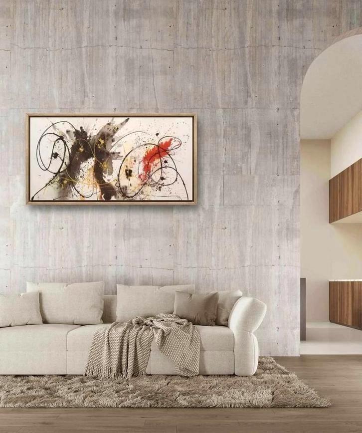 POWERFUL LIFE, Antiek en Kunst, Kunst | Schilderijen | Abstract, Ophalen