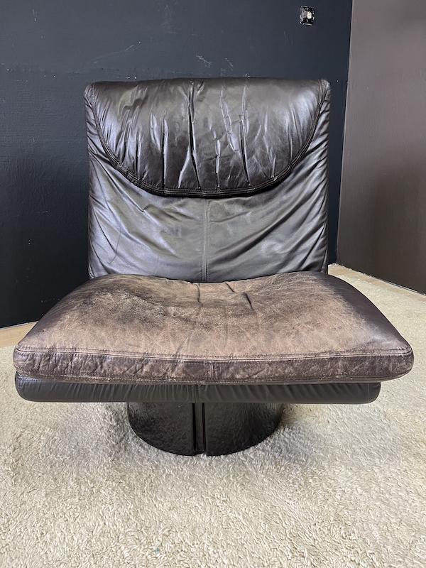 Design Fauteuil door Ammannati & Vitelli voor 'Comfort', Huis en Inrichting, Fauteuils, Gebruikt, Kunststof, Leer, 75 tot 100 cm