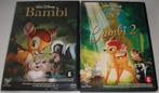 Dvd *** BAMBI *** 2 stuks Walt Disney, Overige genres, Ophalen of Verzenden, Zo goed als nieuw, Vanaf 6 jaar