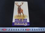 sticker Natuurmonumenten Hou je van Nederland, Verzamelen, Ophalen, Zo goed als nieuw, Bedrijf of Vereniging