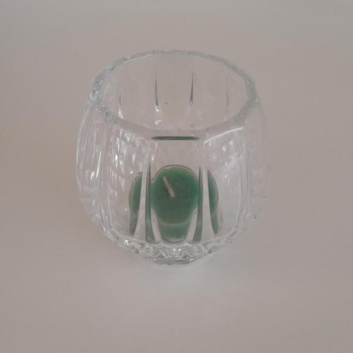 kaars, Huis en Inrichting, Woonaccessoires | Kandelaars en Kaarsen, Zo goed als nieuw, Kandelaar, Minder dan 25 cm, Overige materialen