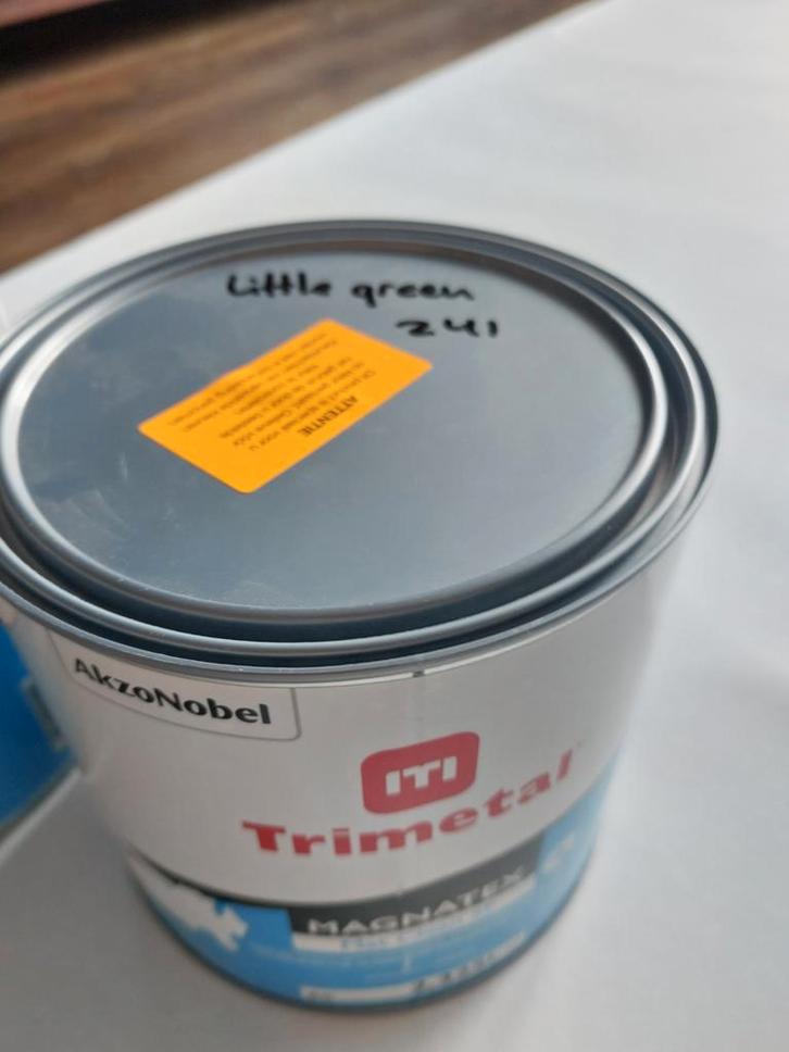 2x 2,5L Little Green 241 Muurverf, Doe-het-zelf en Verbouw, Verf, Beits en Lak, Ophalen