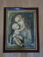 Vintage Prent Madonna met Kind Hümmel, Ophalen