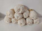 Budgetyarn katoen kleur 002 creme, Hobby en Vrije tijd, Ophalen of Verzenden, Zo goed als nieuw, Breien of Haken, Wol of Garen