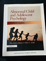Abnormal child and adolescent psychology, Boeken, Studieboeken en Cursussen, Ophalen of Verzenden, Zo goed als nieuw