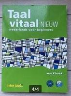 Taal Vitaal Werkboek Nederlands voor Beginners NIEUWE EDITIE, Verzenden, Alpha, Zo goed als nieuw