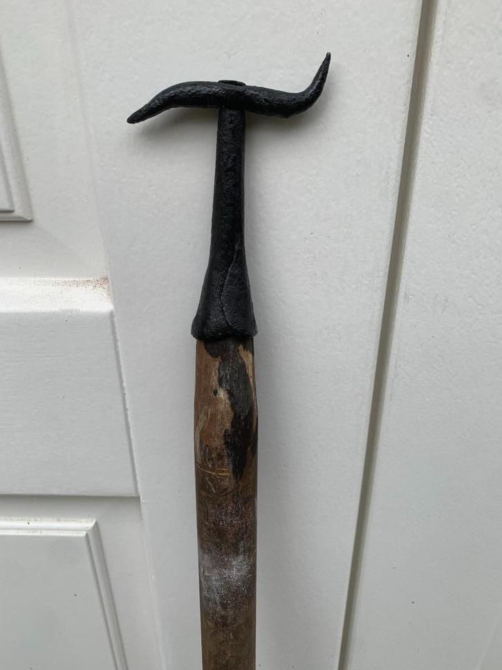 Stokhaak raamhaak haakstok vintage, Antiek en Kunst, Antiek | Gereedschap en Instrumenten, Ophalen of Verzenden