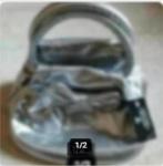 Dames tas zilverkleur Seven., Ophalen of Verzenden, Nieuw, Grijs, Handtas