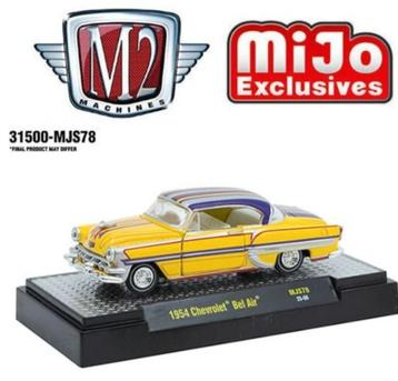 1954 Chevrolet Bel Air van M2 1/64 Lowrider beschikbaar voor biedingen