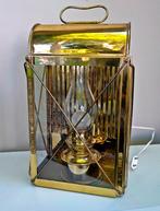 Koperen Lamp Scheepslamp Schipperslamp Schemerlamp Tafellamp, Antiek en Kunst, Ophalen of Verzenden