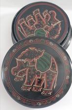 Lakdoos met onderzetters, Antiek en Kunst, Kunst | Niet-Westerse kunst, Ophalen of Verzenden