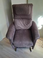 sta op stoel, Huis en Inrichting, Fauteuils, Minder dan 75 cm, Leer, Ophalen of Verzenden, Zo goed als nieuw