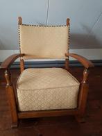Schommelstoel Noors design - Vintage jaren 50-60, Huis en Inrichting, Stoelen, Ophalen, Hout, Gebruikt, Overige kleuren