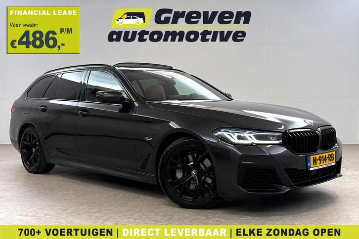 BMW 5 Serie 530e High Executive M-Sport | BMW Laser | Pano |, Auto's, BMW, Bedrijf, Te koop, 5-Serie, 360° camera, ABS, Achteruitrijcamera