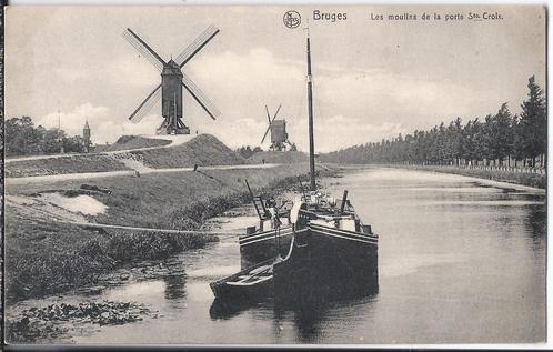 JM596A Brugge Brugschevaart met Molen zoals in Heusden 1910, Verzamelen, Ansichtkaarten | Buitenland, Ongelopen, België en Luxemburg