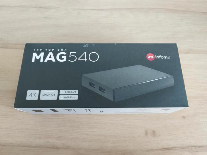 Infomir MAG540 4K Decoder - Nieuw in doos!, Audio, Tv en Foto, Decoders en Harddiskrecorders, Nieuw, Decoder, Ophalen of Verzenden