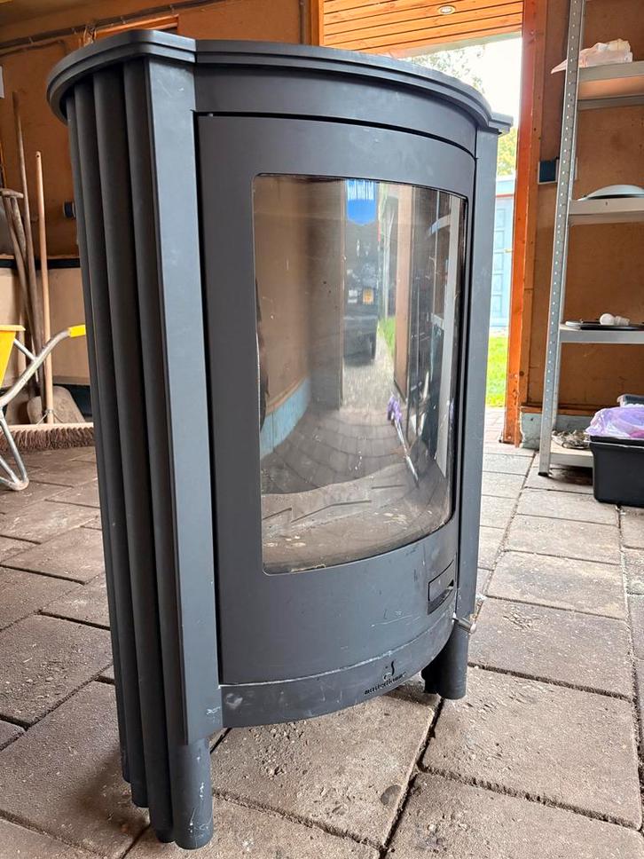 Masterflamme  Piccolo 1 11kW, Huis en Inrichting, Kachels, Gebruikt, Vrijstaand, Houtkachel, Hout, Ophalen