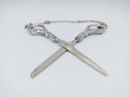 Zilveren schaar met jasseronketting, Frankrijk, 18e eeuws, Antiek en Kunst, Verzenden, Zilver