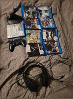 Playstation 4 1TB  9 games enz, Met 1 controller, Ophalen of Verzenden, Zo goed als nieuw, Met games