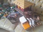 Schleich safari, playmobil, Ophalen of Verzenden, Gebruikt