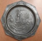 WMF sierbord van tin, Jugendstil / Art Nouveau (2), Antiek en Kunst, Antiek | Tin, Ophalen of Verzenden
