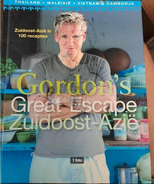 Gordon Ramsay - Gordon's great escape, Boeken, Kookboeken, Zo goed als nieuw, Azië en Oosters, Ophalen of Verzenden