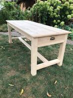 Mooie boerentafel, Ophalen, Eikenhout, 200 cm of meer, 50 tot 100 cm