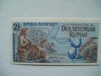 541. Indonesia, 2 1/2 rupiah 1961 UNC., Verzenden, Zuidoost-Azië, Los biljet