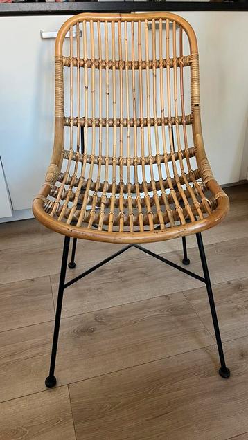 Rotan eetkamerstoel Leen Bakker (Justin) - Zo goed als nieuw beschikbaar voor biedingen