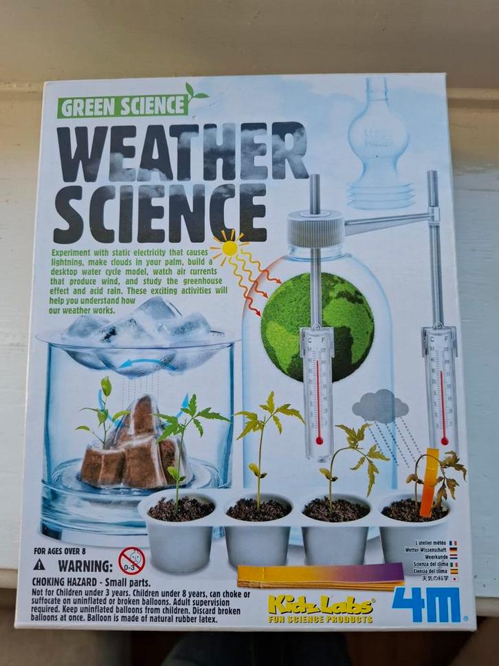 SINT!!! Scheikunde Lab  kit  voor kinderen mbt Weer NIEUW, Kinderen en Baby's, Speelgoed | Educatief en Creatief, Nieuw, Ophalen of Verzenden