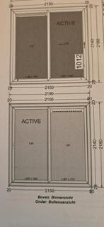 Kunststof schuifpui, Ophalen, Kunststof, 225 cm of meer, Schuifpui